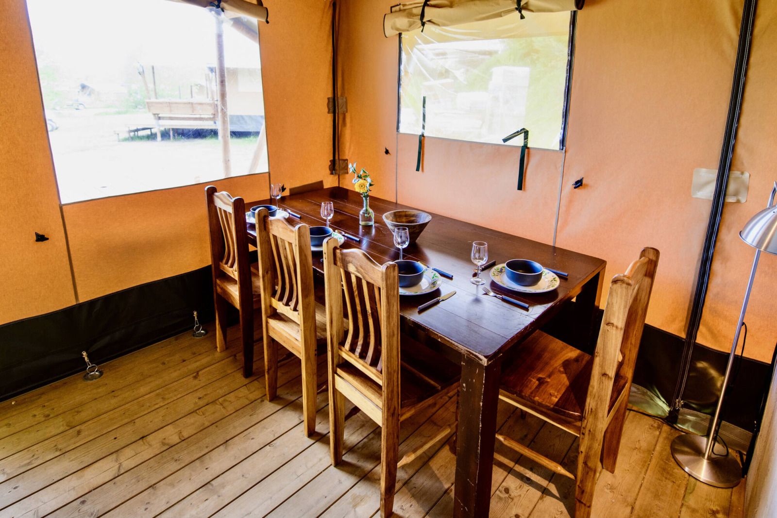 Unterkunft 210516 - Zelthaus Oostelijk Flevoland - Lodge + sanitair Leri - UFO