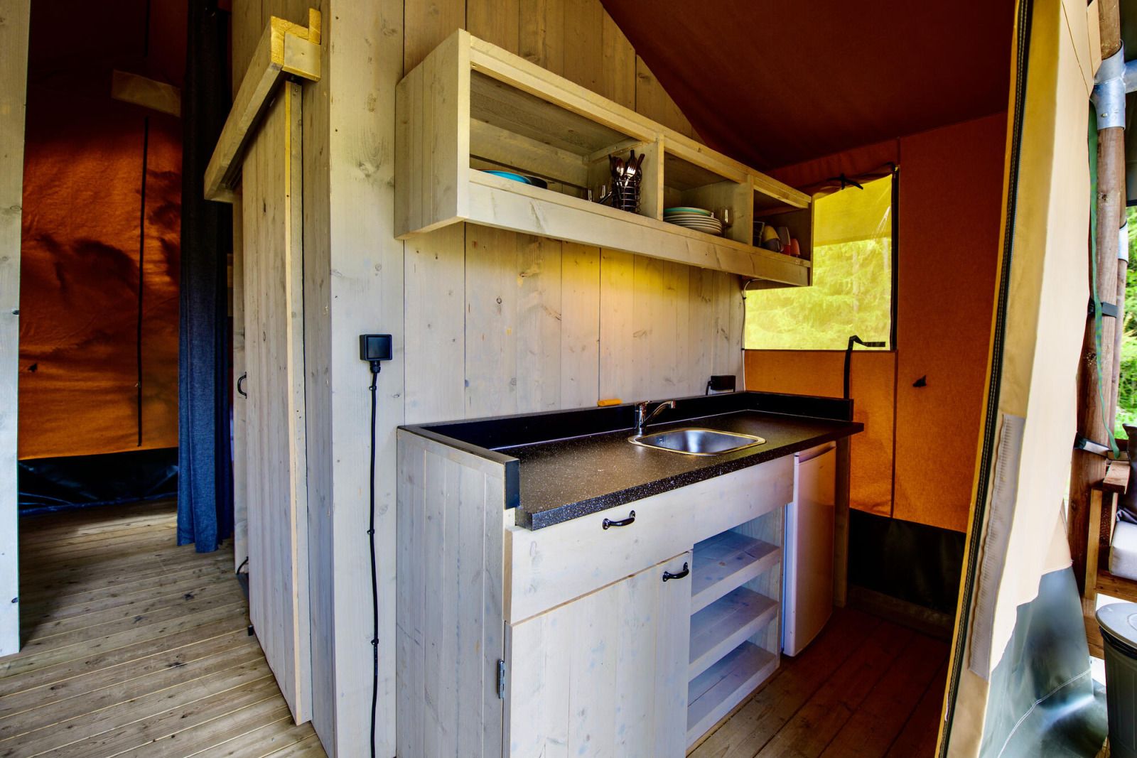 Unterkunft 210516 - Zelthaus Oostelijk Flevoland - Lodge + sanitair Leri - UFO