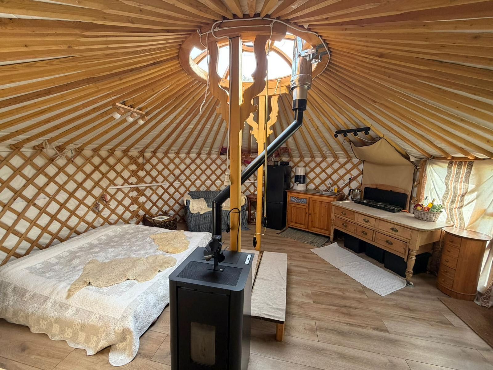 Verblijf 2202157 - Vakantiewoning Zuidelijk Flevoland - Vakantiehuis De Glamping - Yurt | 3p