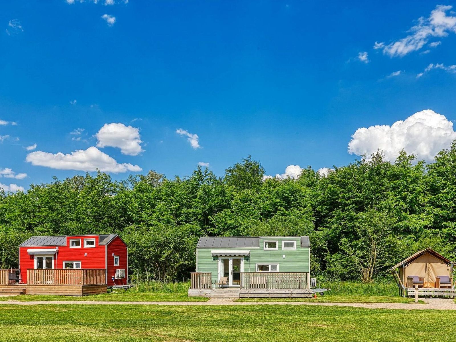 Verblijf 2202167 - Vakantiewoning Zuidelijk Flevoland - Vakantiehuis De Glamping - Groene Tiny House | 6p