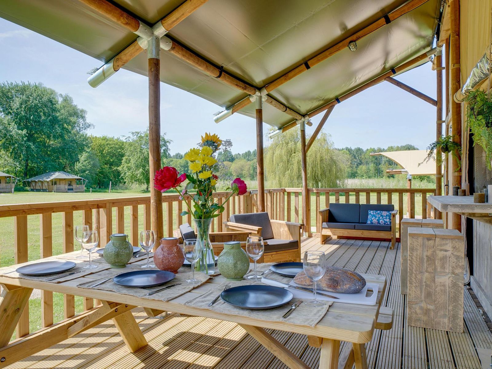 Verblijf 2202172 - Vakantiewoning Zuidelijk Flevoland - Vakantiehuis De Glamping - Sunny Lodge | 6p