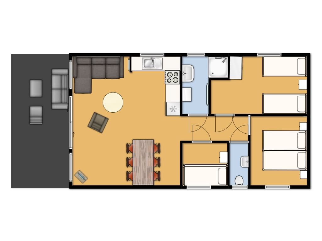 Guest house 220274 - Chalet Zuidelijk Flevoland - Chalet Strandzicht