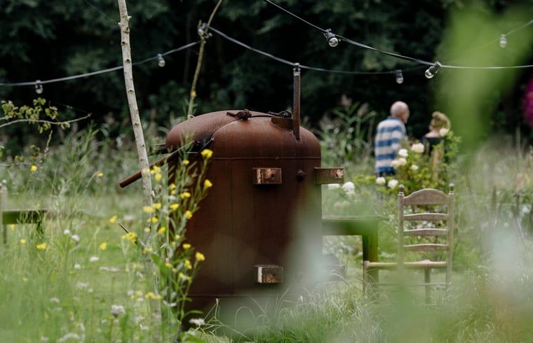 Enjoy the rustic garden at Holiday Home in Zeewolde, Southern Flevoland, with a vintage atmosphere and natural surroundings.