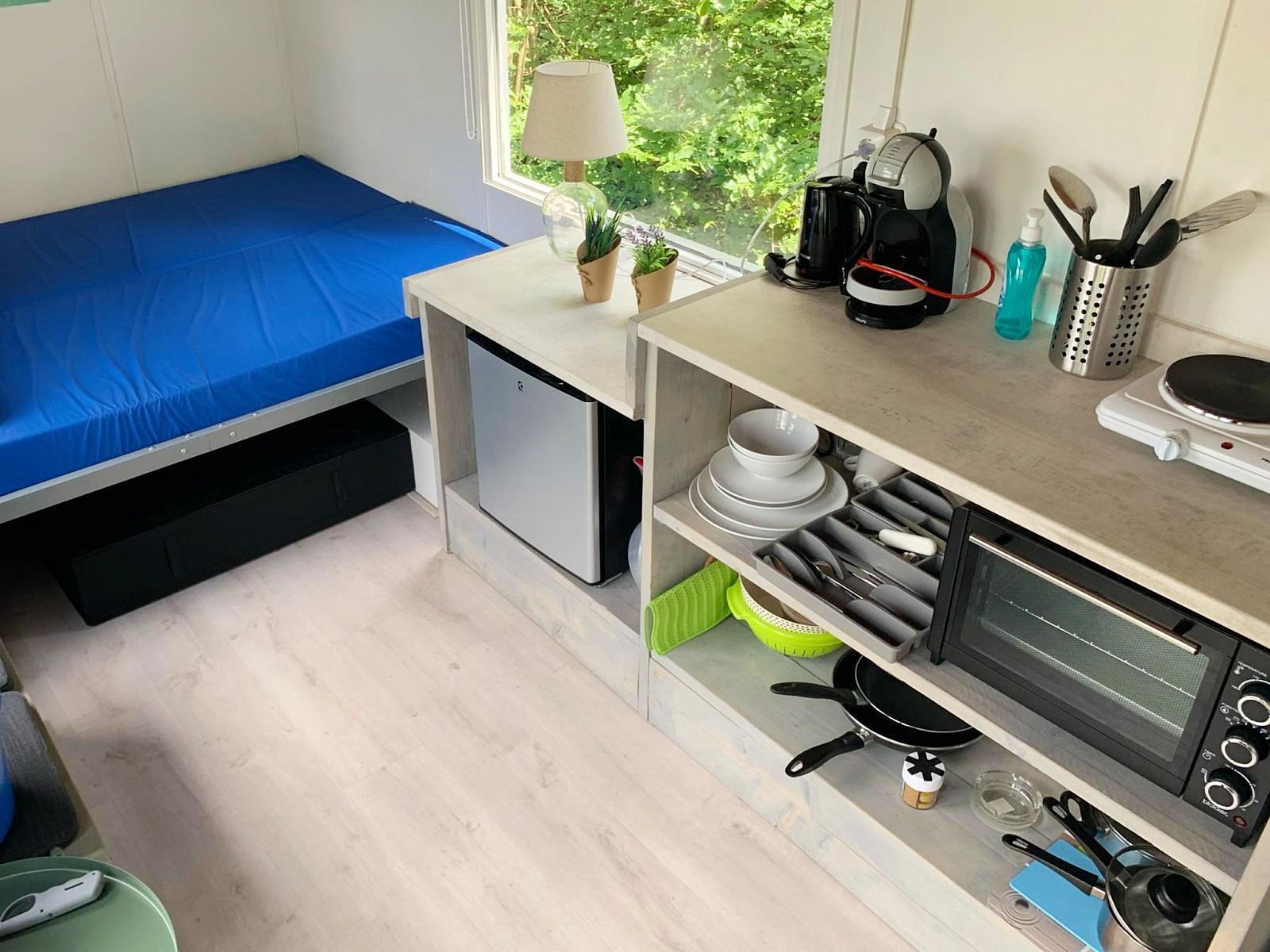 Verblijf 220347 - Vakantiewoning Zuidelijk Flevoland - Tiny Wagon two-person (Nr 7-10),by the water
