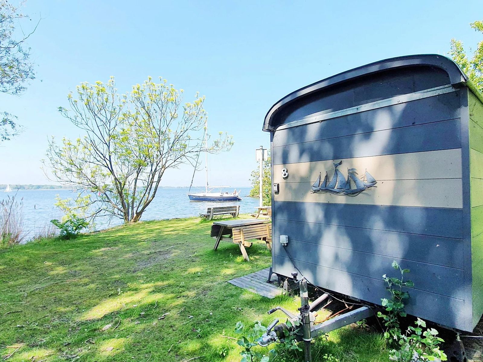 Verblijf 220347 - Vakantiewoning Zuidelijk Flevoland - Tiny Wagon two-person (Nr 7-10),by the water