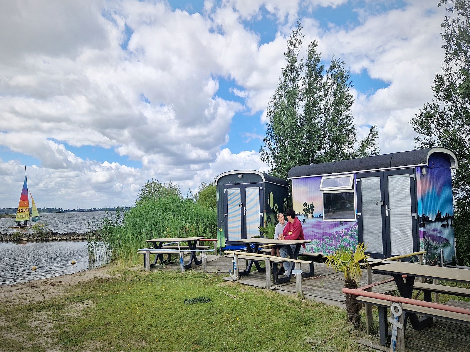Unterkunft 220349 - Ferienhaus Zuidelijk Flevoland - Tiny Wagons Marina Muiderzand Almere (Nr 1-6) with bunk bed 