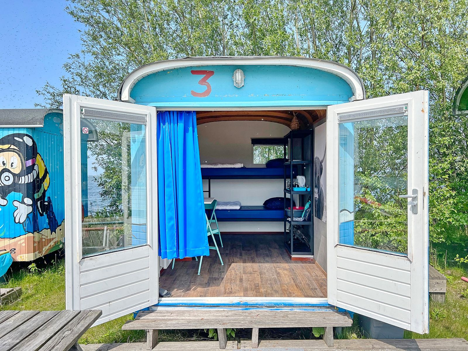 Unterkunft 220349 - Ferienhaus Zuidelijk Flevoland - Tiny Wagons Marina Muiderzand Almere (Nr 1-6) with bunk bed 