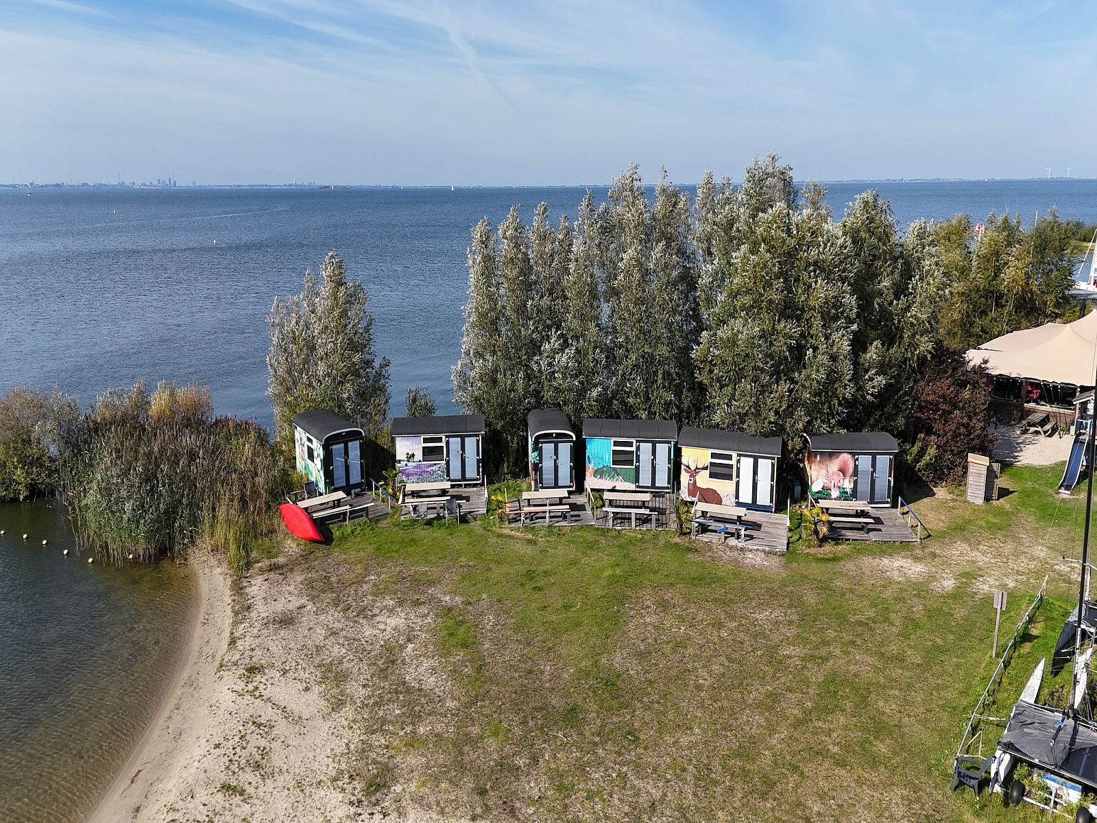 Unterkunft 220349 - Ferienhaus Zuidelijk Flevoland - Tiny Wagons Marina Muiderzand Almere (Nr 1-6) with bunk bed 