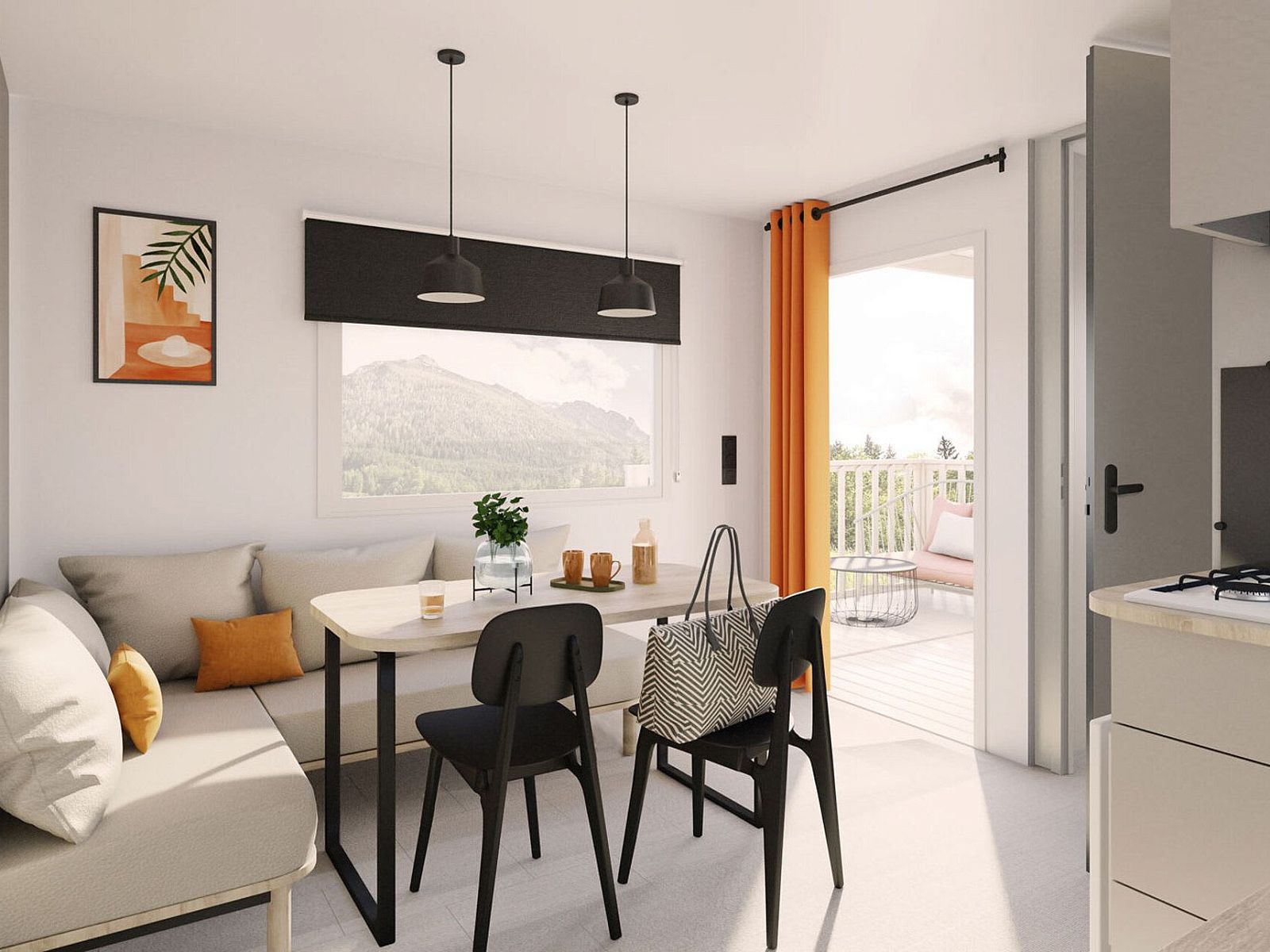 Guest house 230395 - Fixed travel trailer Friese bossen - Mobil home de Honingbij