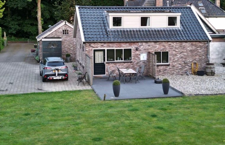 Exterior of Holiday home in Steggerda with spacious garden, located in Friesland.