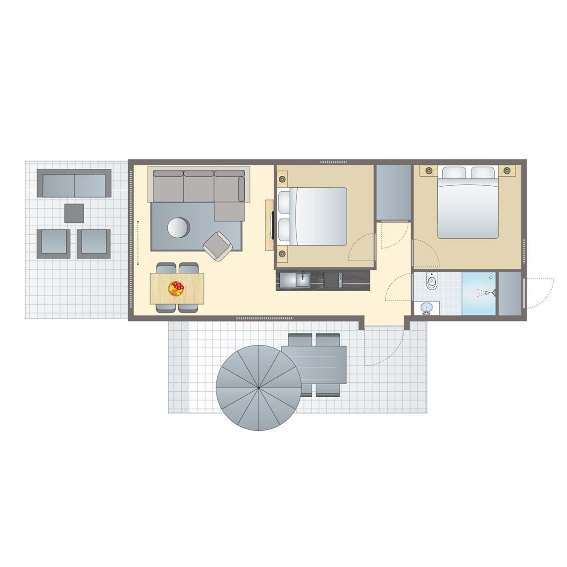 Verblijf 260150 - Bungalow Het Friese platteland - 4-persoons lodge | 4B1