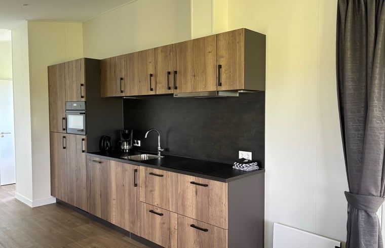 Volledig uitgeruste keuken in Vakantiehuis in Blesdijke, ideaal voor culinaire avonturen.