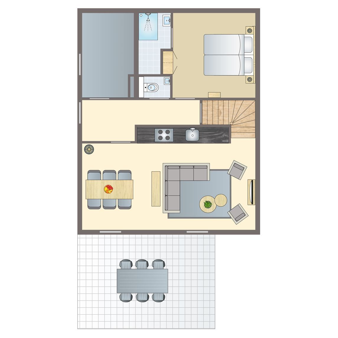 Unterkunft 2613314 - Bungalow Het Friese platteland - 6-persoons woning | 6C