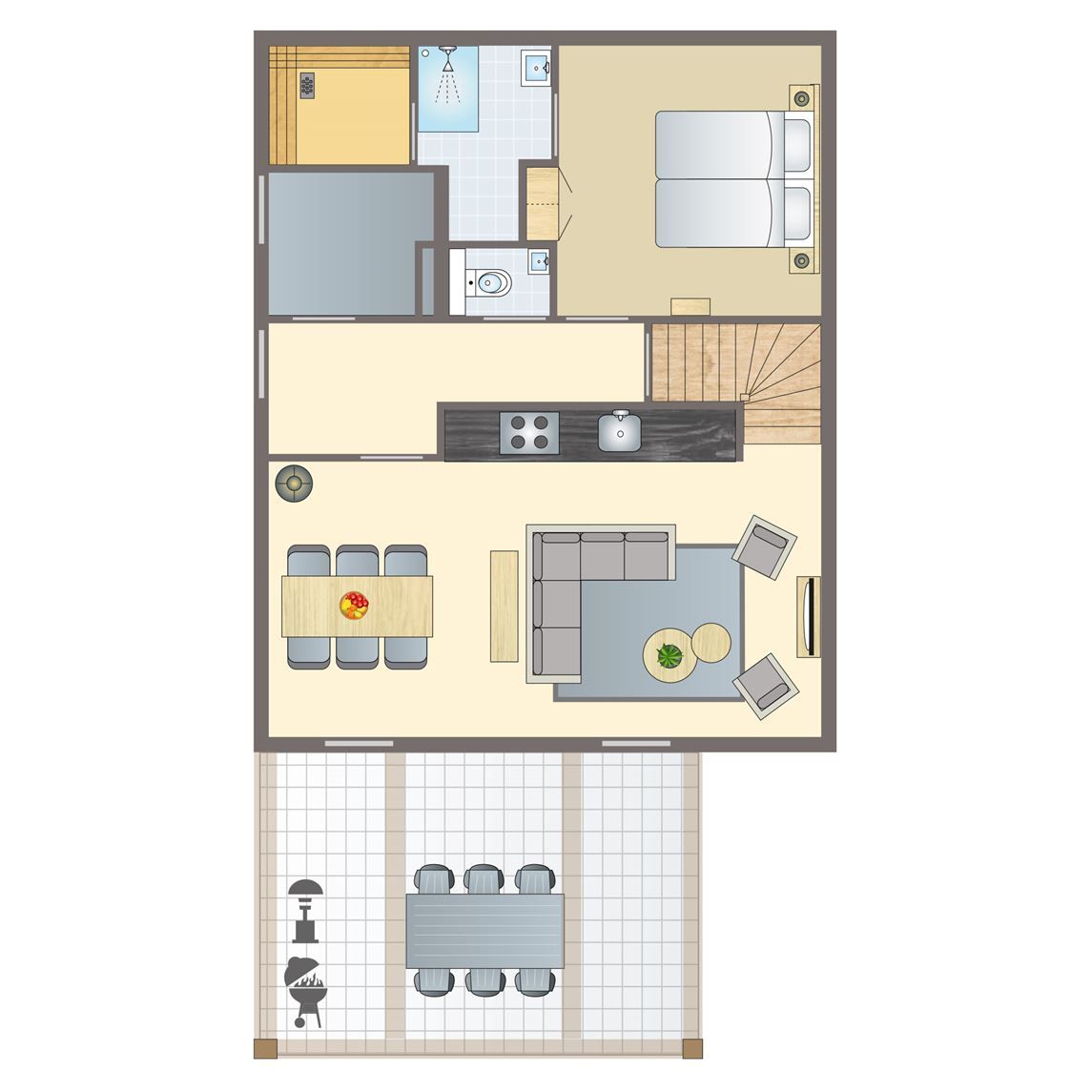 Unterkunft 2613316 - Bungalow Het Friese platteland - 6-persoons woning | 6L