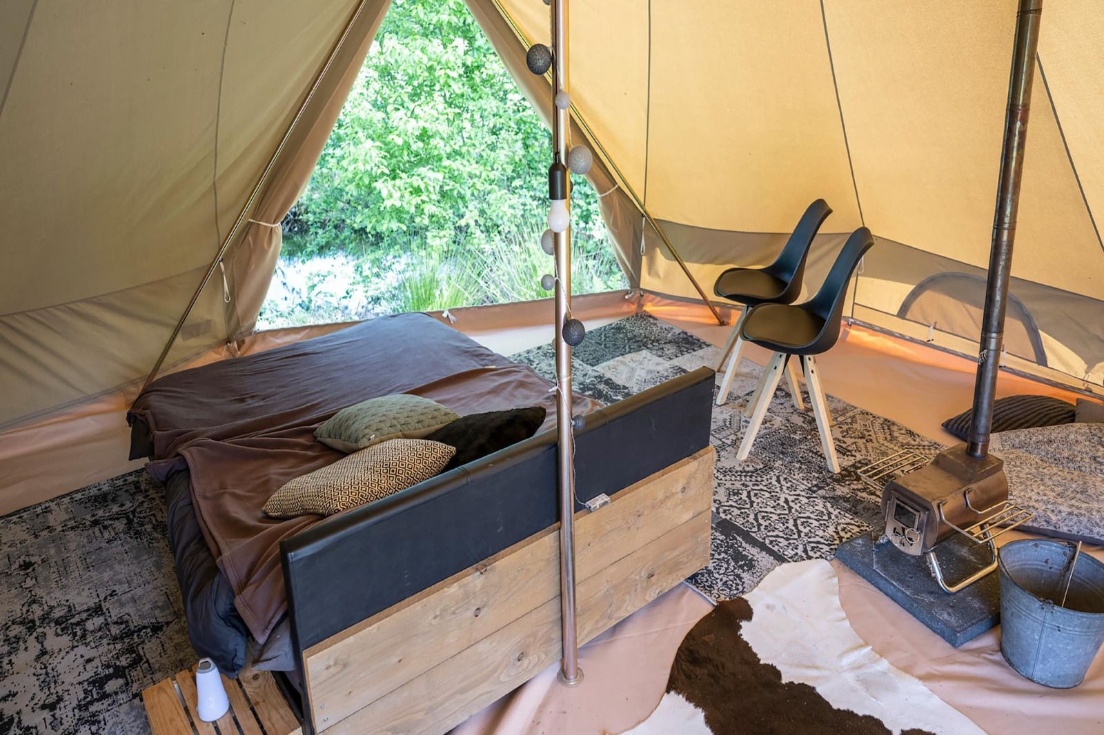 Unterkunft 2615005 - Zelthaus Het Friese platteland - «Glamour tent 'Smuk'»