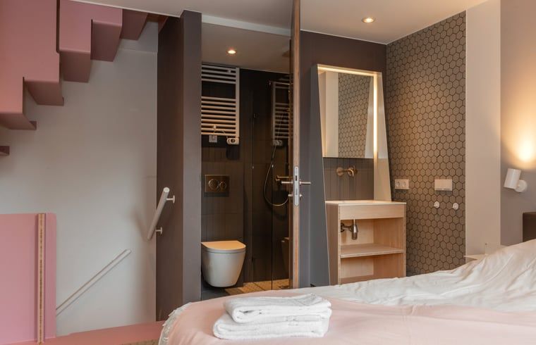 Luxurioeses Badezimmer in Haus in Arnheim, Ferienunterkunft in Gelderland.