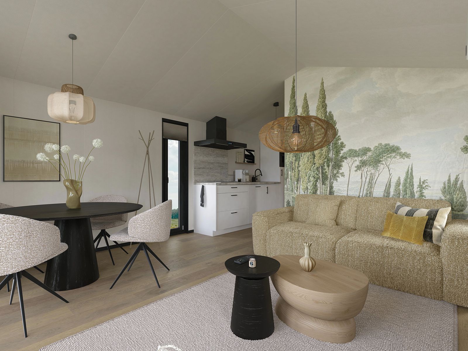 Unterkunft 284438 - Bungalow Rivierengebied - 4-persoons Hottub Lodge | 4B3