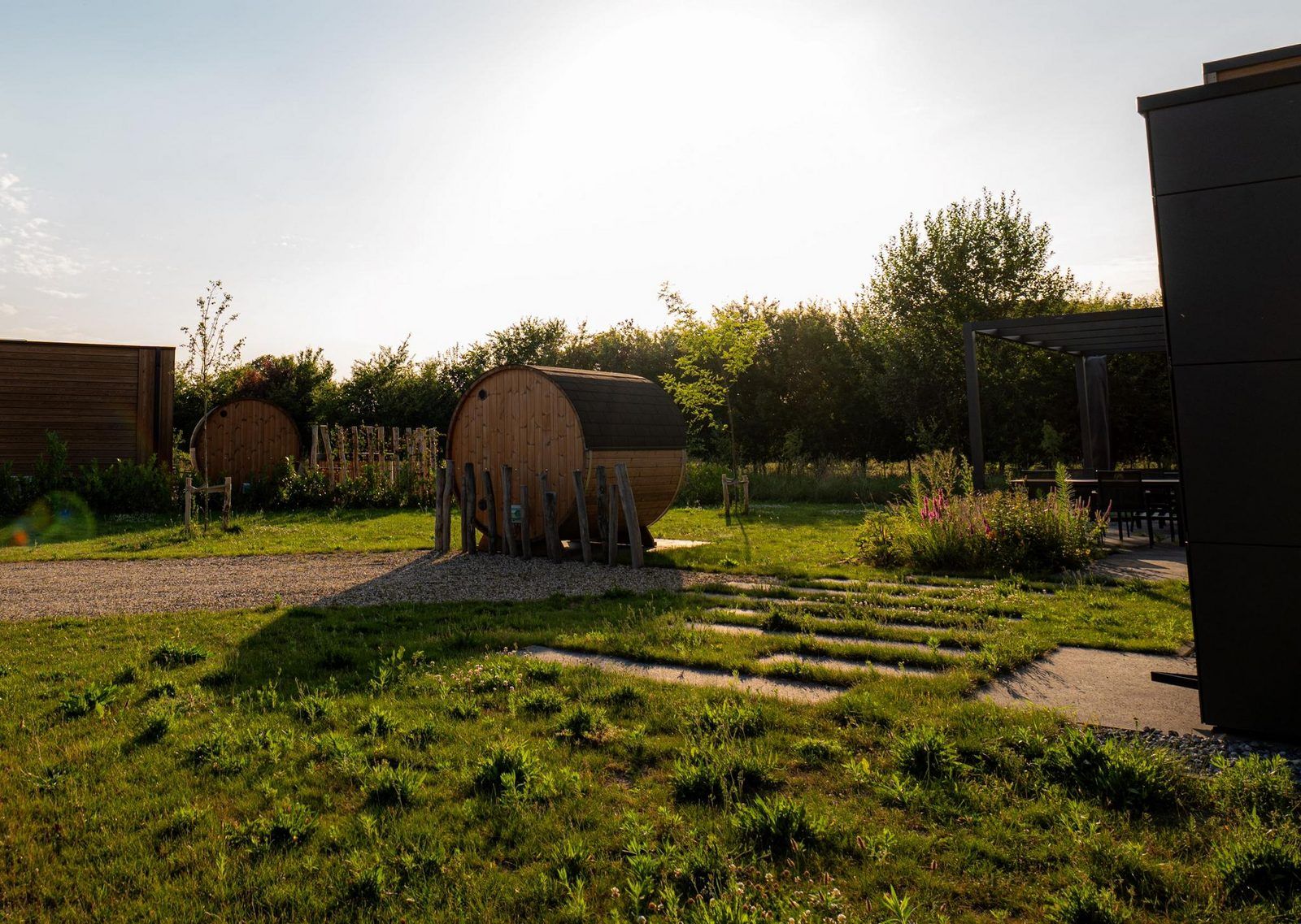 Geniessen Sie die Sauna in der Ferienvilla Amalia 4 Deluxe in Kotten, Achterhoek, Gelderland.
