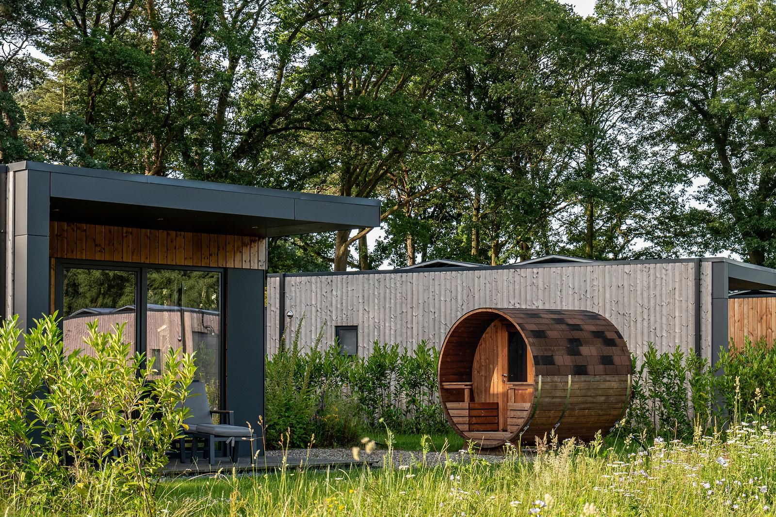 Charmanter Eingang zur Ferienvilla Amalia 4 Deluxe in Kotten, Achterhoek.