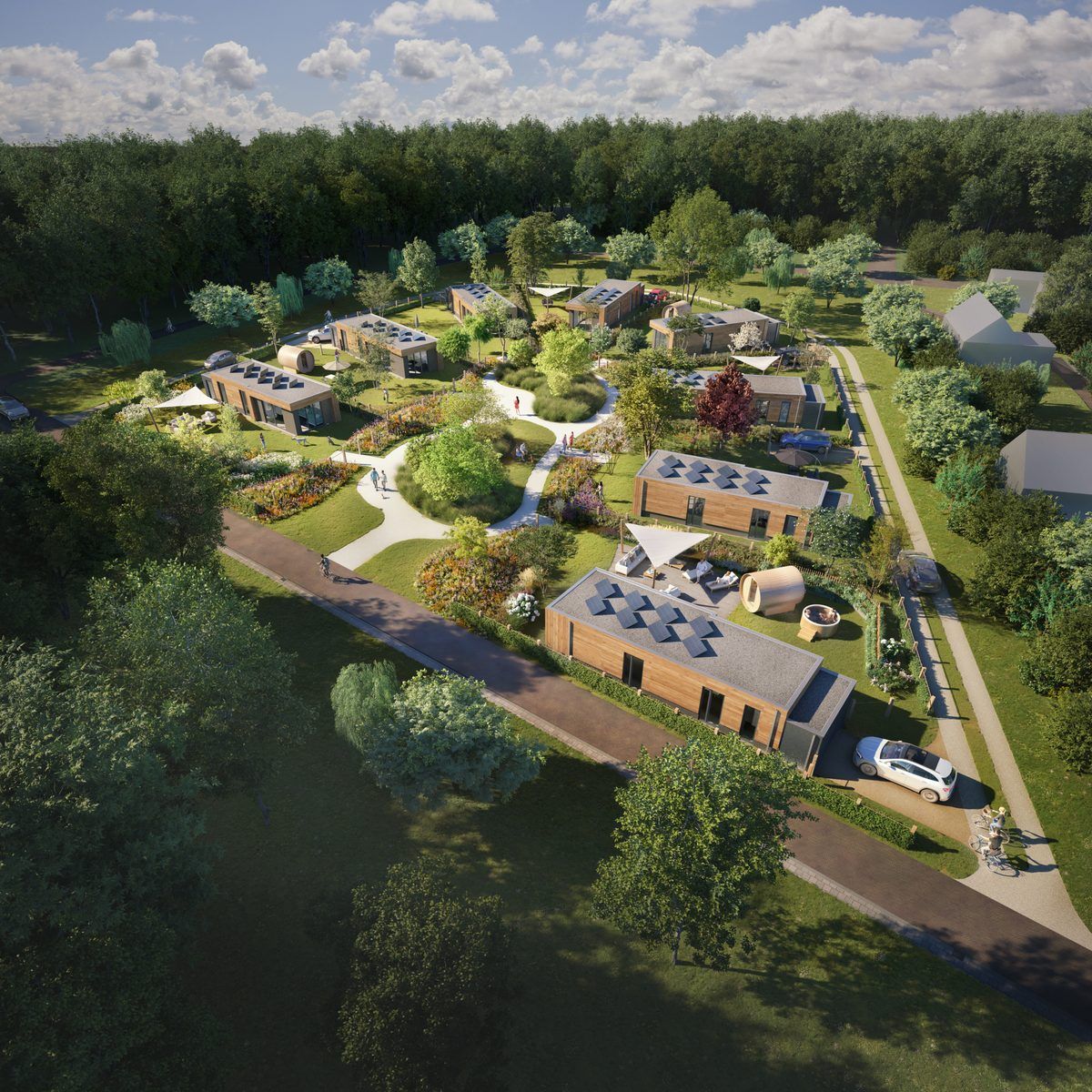 Unterkunft 290428 - Ferienhaus Achterhoek - Parklodge 4 met hondenhek, sauna en hottub