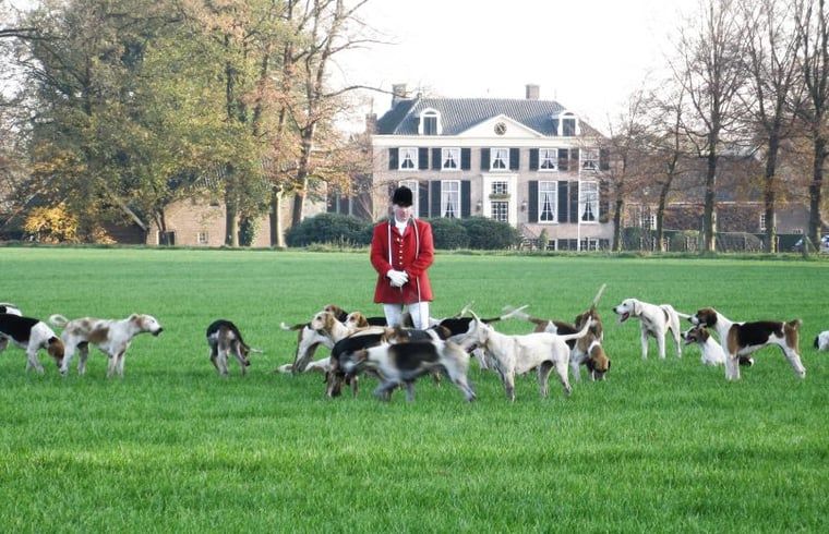 Jachtgezelschap op landgoed nabij Vakantiehuisje in Hengelo, Achterhoek, in Gelderland.