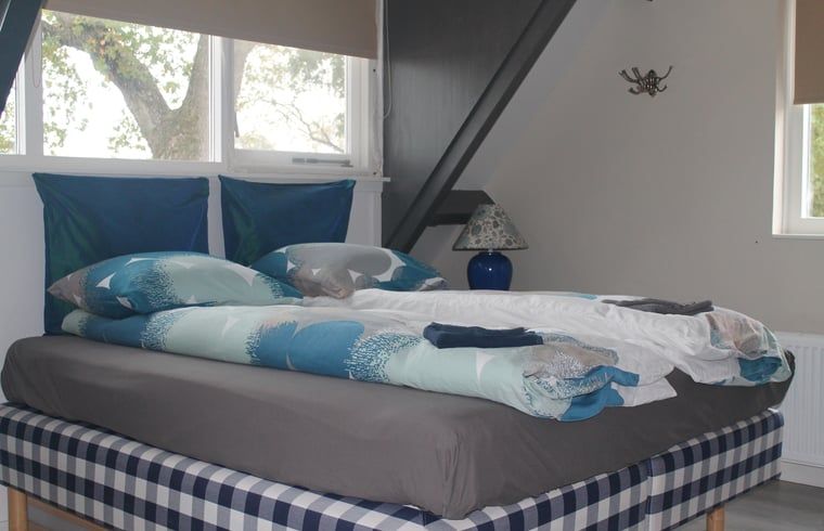 Comfortabele slaapkamer in Vakantiehuisje in Hengelo GLD, Varssel, Bronckhorst, Achterhoek, Gelderland.