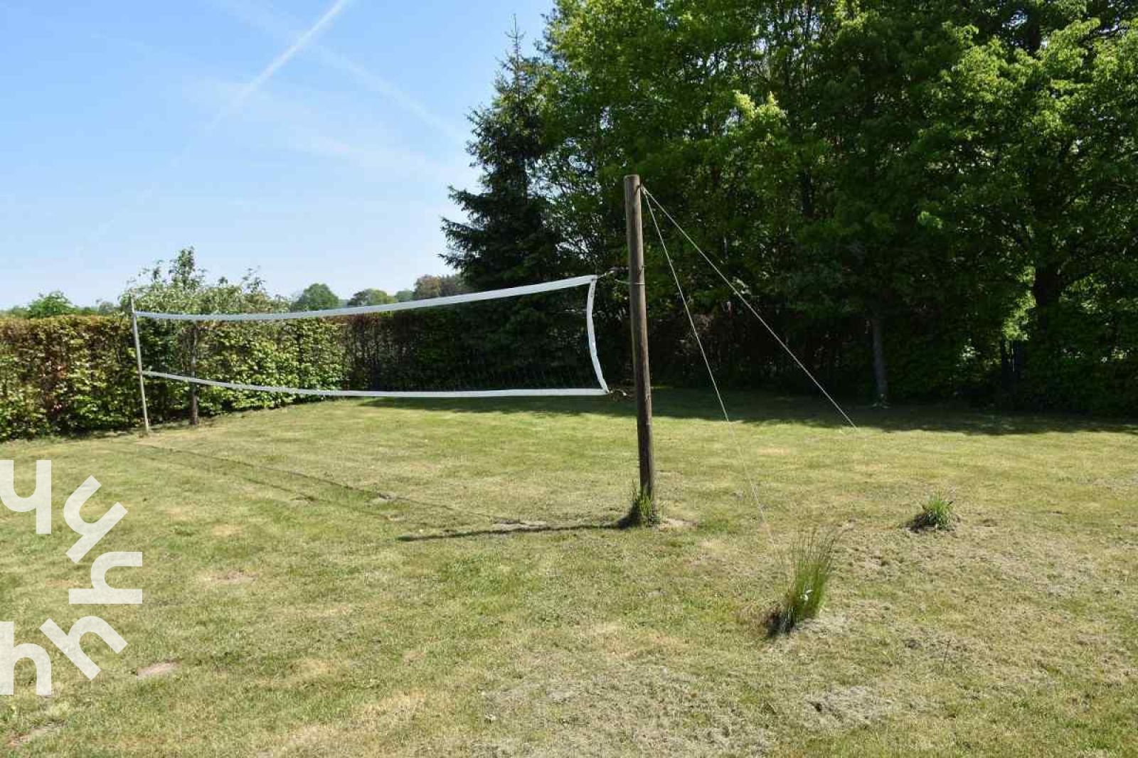 Spielplatz mit Rutsche im Ferienhaus DG126 in Vorden, Achterhoek, Gelderland.