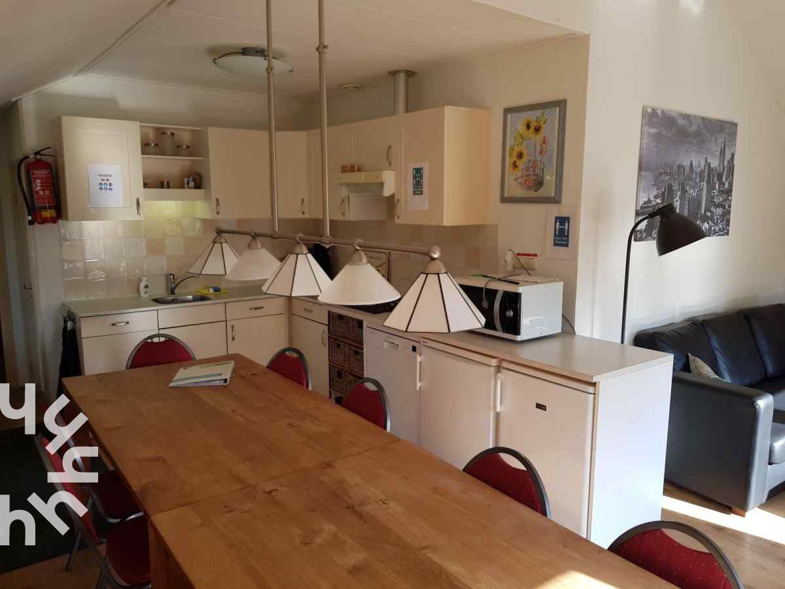 Komfortables Schlafzimmer im Ferienhaus DG126 in Vorden, Achterhoek, Gelderland mit zwei Betten.