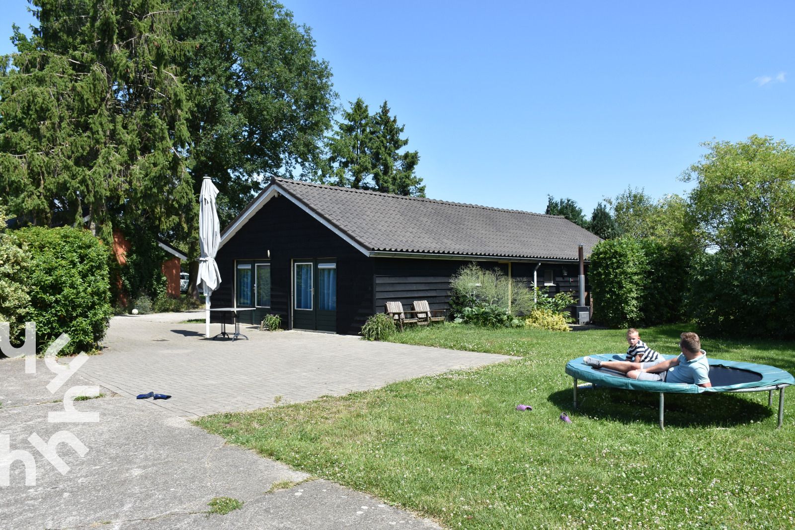 Outdoor-Spa im Ferienhaus DG126 in Vorden, Achterhoek, Gelderland zur Entspannung.