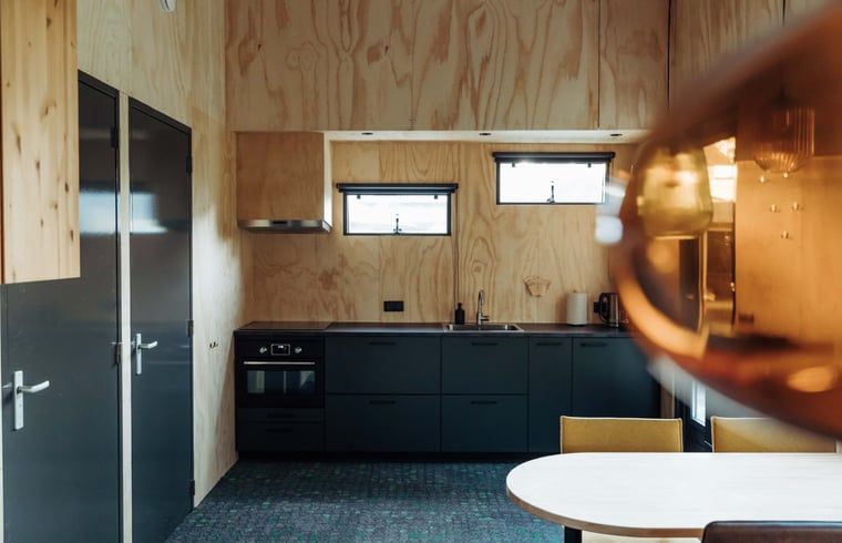 Gezellige slaapkamer met stapelbed in Huisje in Doetinchem, vakantiehuis in de groene Achterhoek, Gelderland.