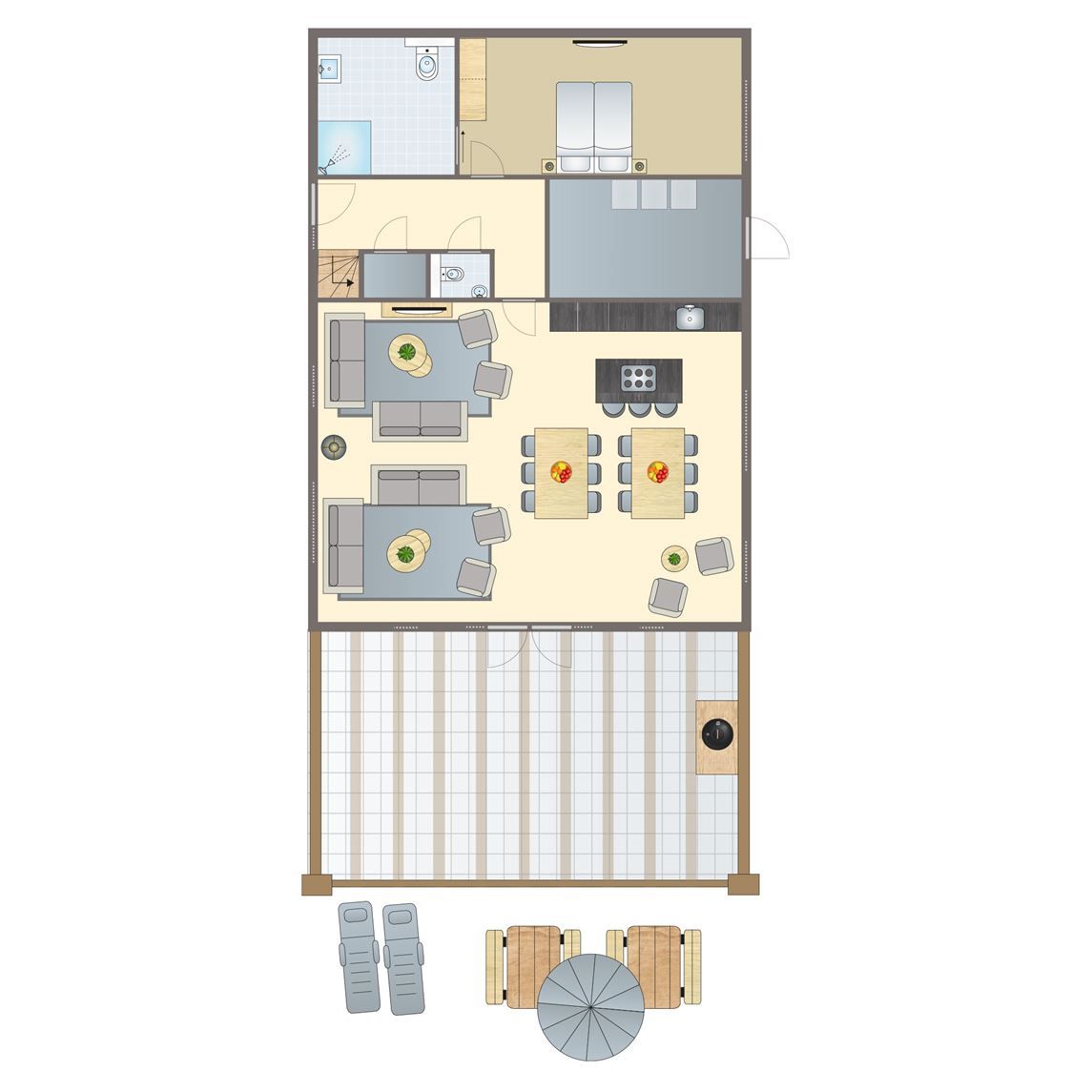Verblijf 295026 - Bungalow Achterhoek - Stroombroek | 12-persoons woning culinair | 12ELF