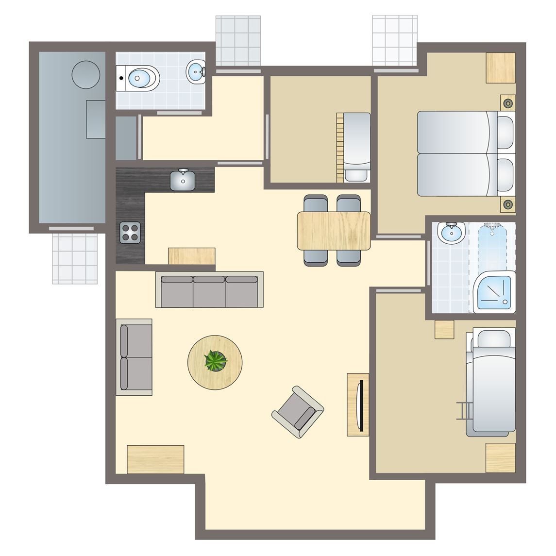 Unterkunft 295028 - Bungalow Achterhoek - Stroombroek | 4-persoons kinderbungalow | 4CK