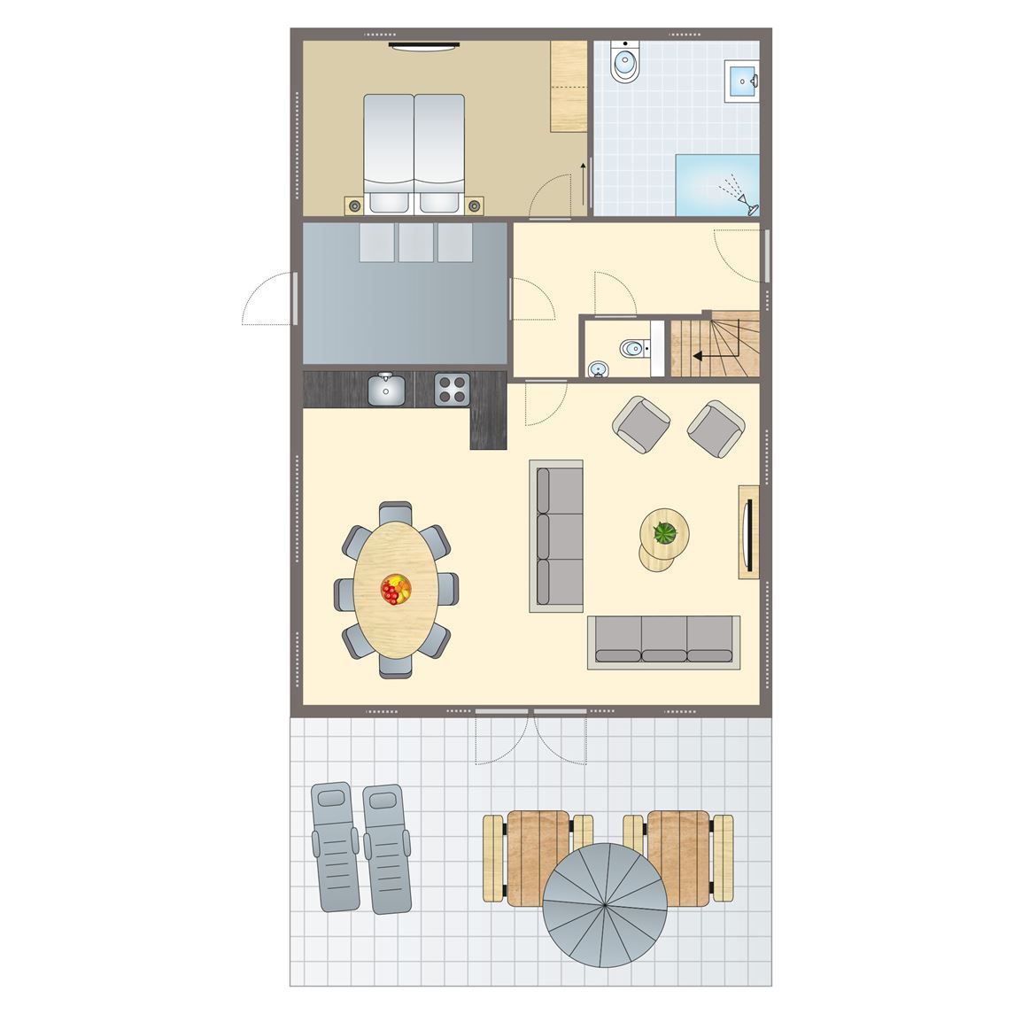 Verblijf 295030 - Bungalow Achterhoek - Stroombroek | 8-persoons woning | 8L