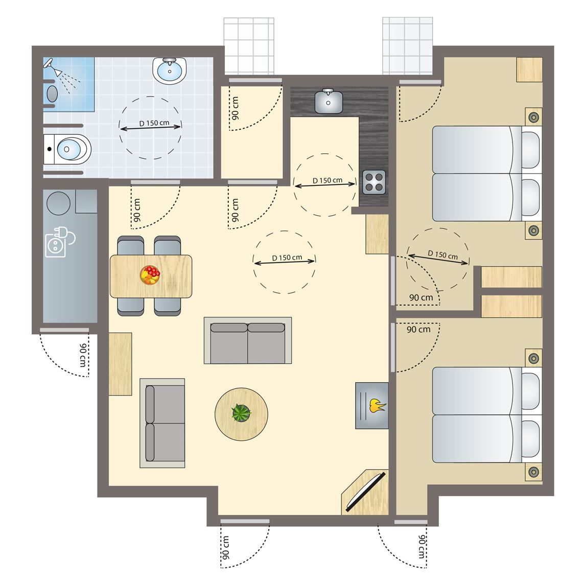 Verblijf 295031 - Bungalow Achterhoek - Stroombroek | 4-persoons bungalow - Extra toegankelijk | 4BT