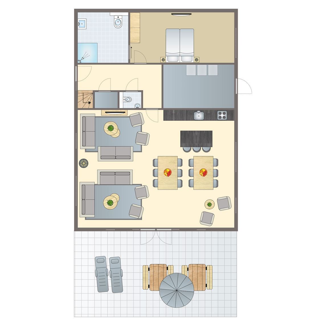 Unterkunft 295039 - Bungalow Achterhoek - Stroombroek | 12-persoons woning | 12L