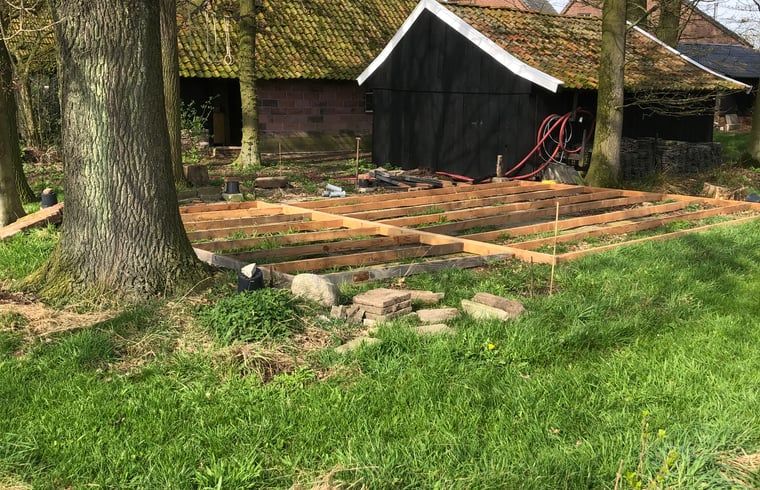 Construction of vacation home Cottage in Winterswijk - Meddo, surrounded by nature in the Achterhoek region, Gelderland.
