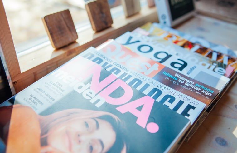 Zeitschriften zur Entspannung im Ferienhaus in Joppe, Achterhoek.