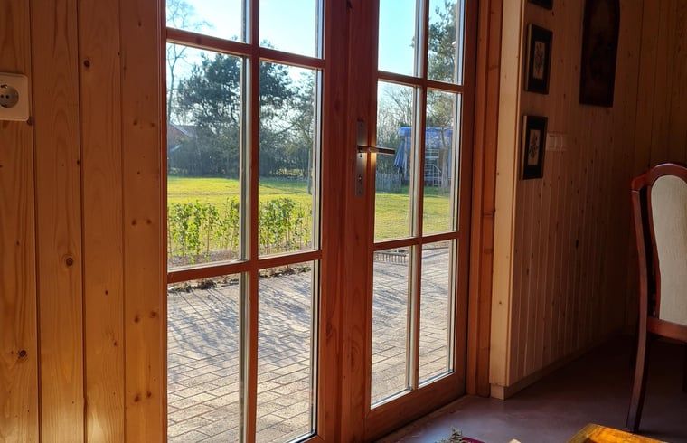 View from the living room of Holiday home in Winterswijk Corle, a beautiful residence in the Achterhoek.