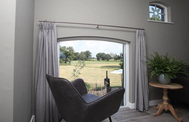 Geniet van het landelijke uitzicht vanuit het Vakantiehuis in Zieuwent, gelegen in de prachtige Achterhoek, Gelderland.