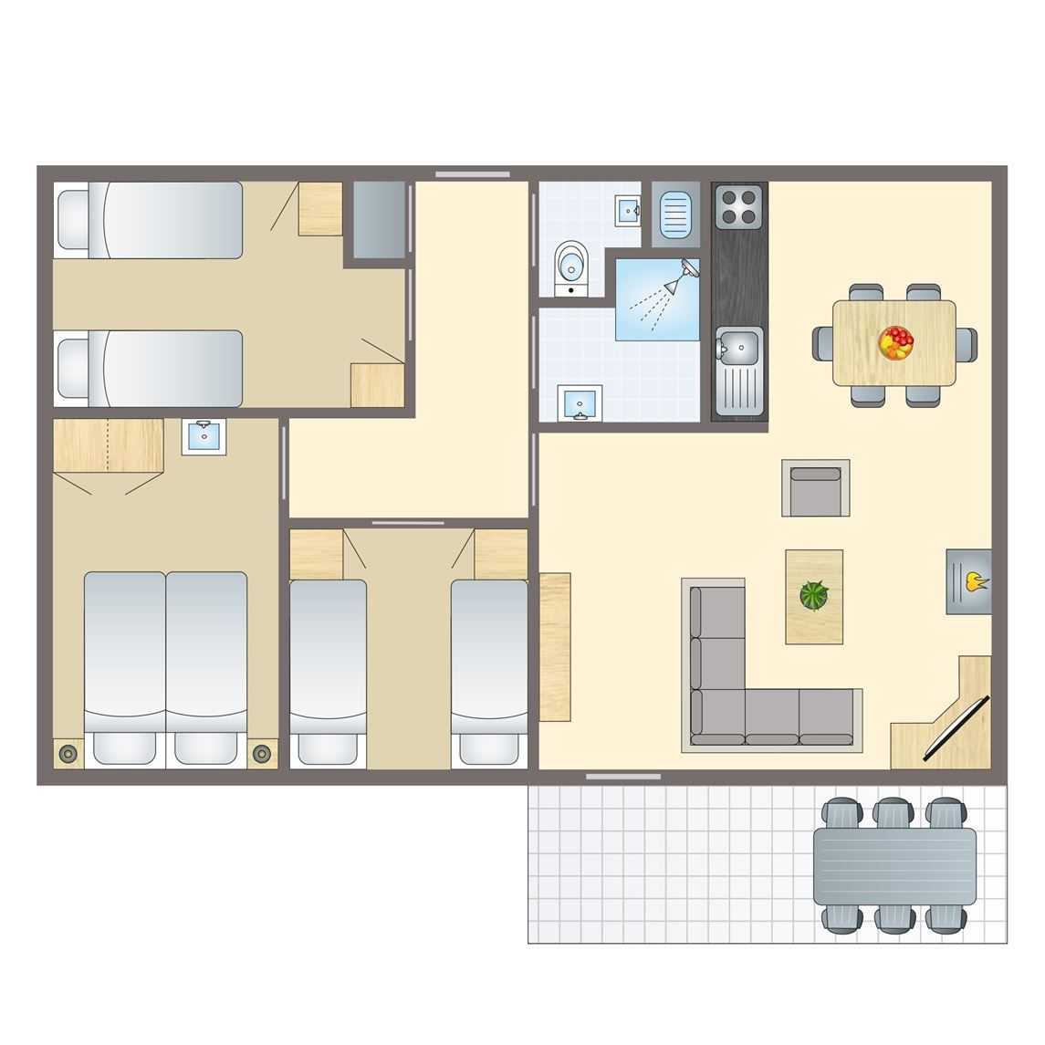 Verblijf 3201189 - Bungalow Veluwe - Heideheuvel | 6-persoons hondenbungalow | 6CD