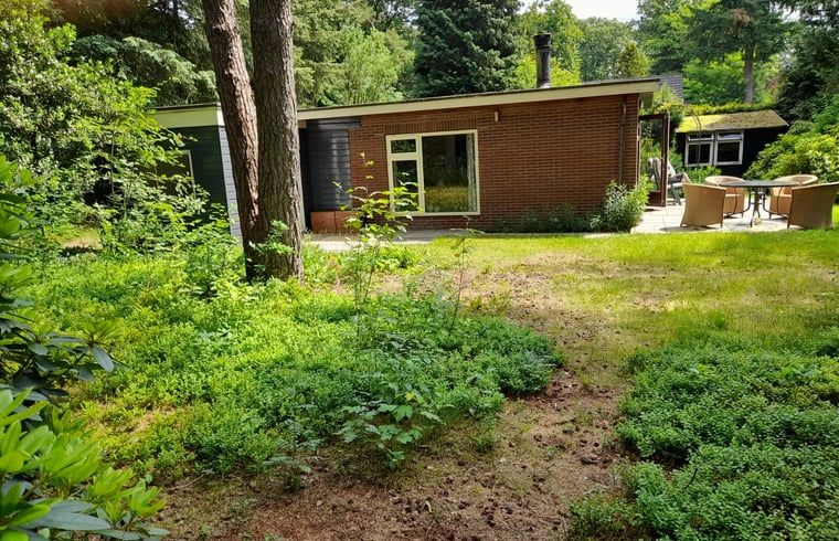 Rustikales Ferienhaus in Beekbergen, umgeben von gruener Natur in der Veluwe, Gelderland, perfekt fuer einen erholsamen Aufenthalt.