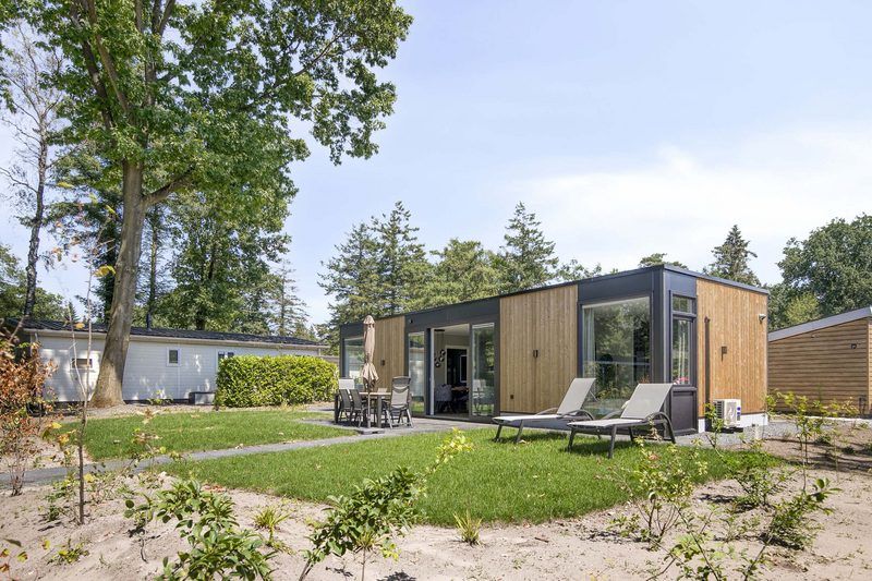 Veluwehoeve 4 persons MIVA in Ede with sunny terrace and green surroundings, ideal vacation home on the Veluwe in Gelderland.