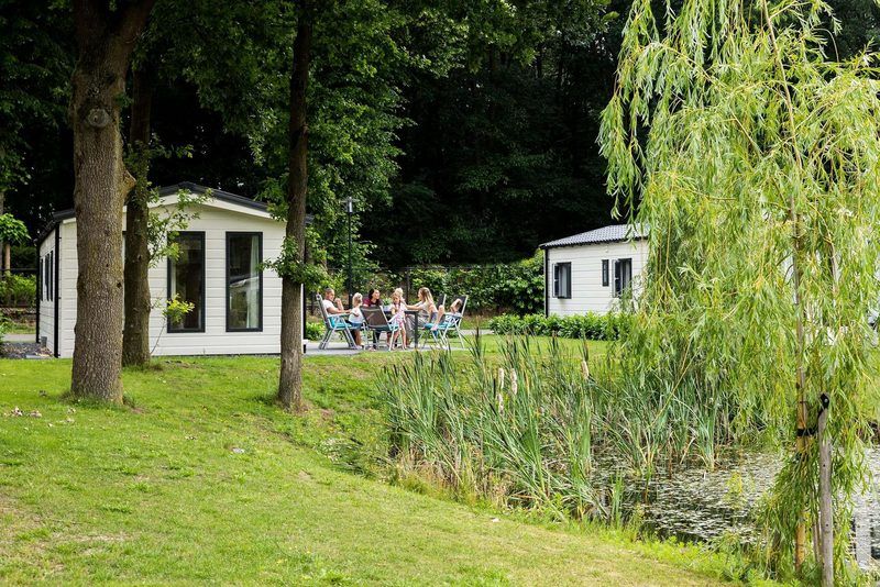 Ferienhaus fuer 6 Personen in Ede, Veluwe mit Terrasse am Wasser, ideal zum Entspannen in der Natur.