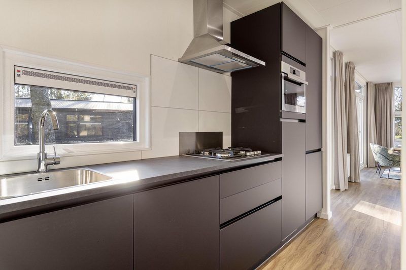 Modern kitchen in Module Special 4 persons Wellness, Ede, Veluwe, vacation home with all conveniences.