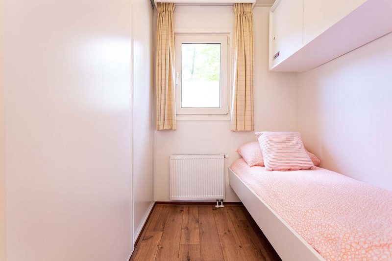 Gemuetliches Einzelzimmer im Ferienhaus fuer 3 Personen, Ede, Veluwe, Gelderland, ideal fuer einen entspannenden Aufenthalt.