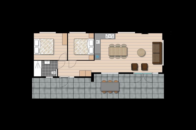 Guest house 3206172 - Holiday property Veluwe - Module Special 4 personen Wellness (Hottub)