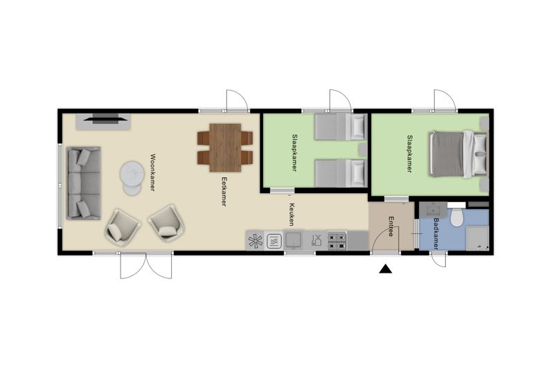 Guest house 3206191 - Holiday property Veluwe - Module Flat Roof 4 personen