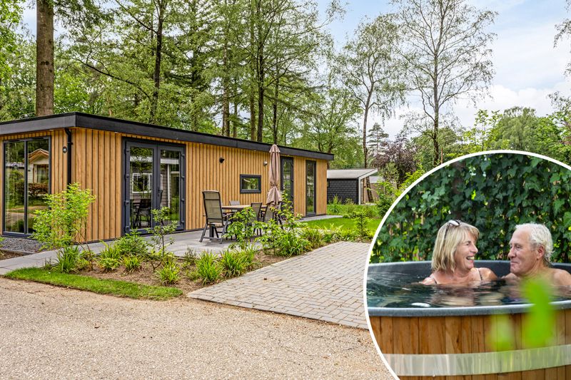Verblijf 3206203 - Vakantiewoning Veluwe - Module Wood 4 personen Wellness (Hottub)