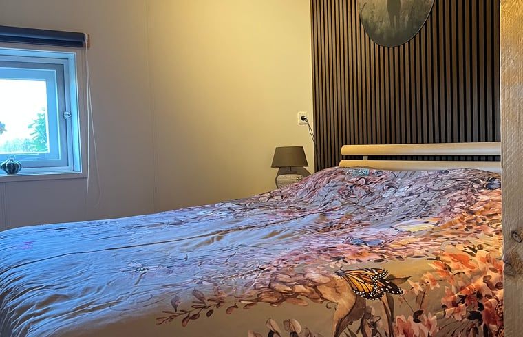 Moderne tweede slaapkamer in Vakantiehuisje in Emst, Veluwe, Gelderland.