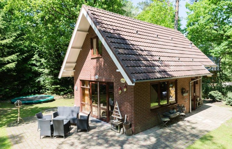 Vacation cottage in Emst with spacious terrace, perfect for outdoor activities in the Veluwe.
